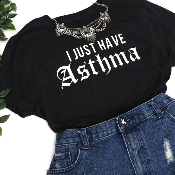 *LAST ONE* (XXL) Just Have Asthma T-shirt - Picture 2 of 3